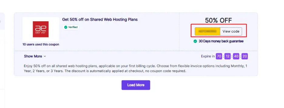 Hosting Seeker Coupon